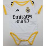 Real Madrid 1a Equipación 2025/26 Body Bebé
